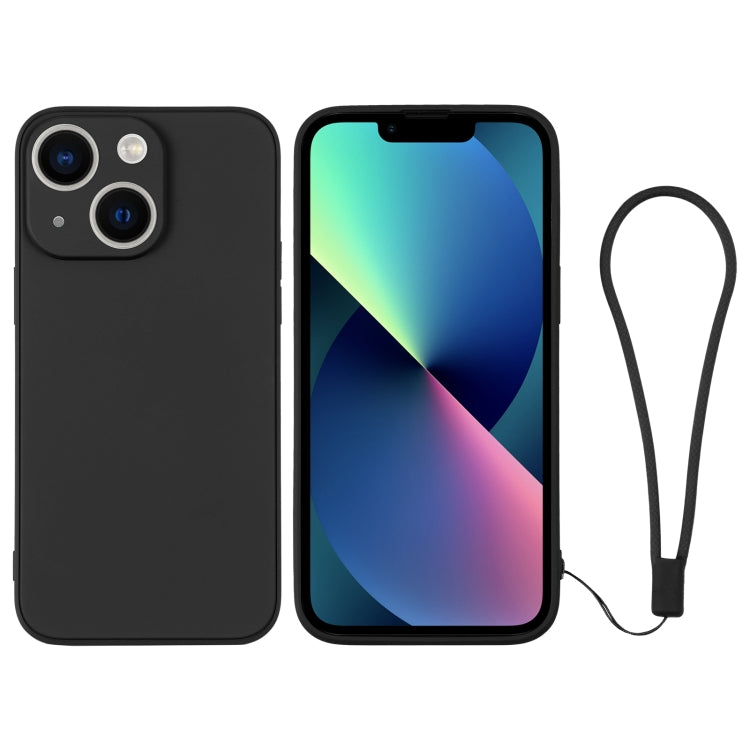 Silicone Phone Case with Wrist Strap, For iPhone 13 mini, For iPhone 13, For iPhone 13 Pro, For iPhone 13 Pro Max