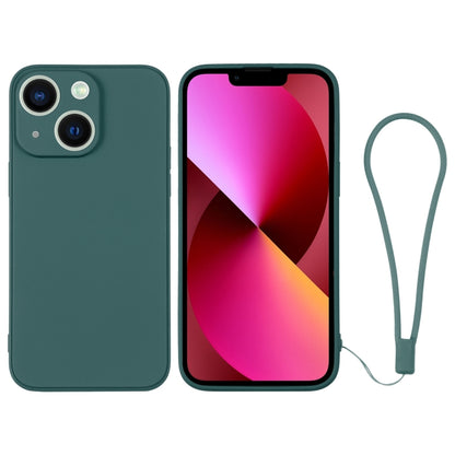 Silicone Phone Case with Wrist Strap, For iPhone 13 mini, For iPhone 13, For iPhone 13 Pro, For iPhone 13 Pro Max