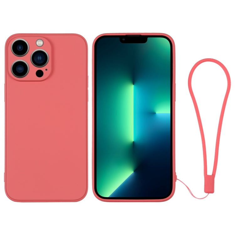 Silicone Phone Case with Wrist Strap, For iPhone 13 mini, For iPhone 13, For iPhone 13 Pro, For iPhone 13 Pro Max