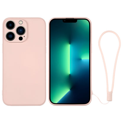 Silicone Phone Case with Wrist Strap, For iPhone 13 mini, For iPhone 13, For iPhone 13 Pro, For iPhone 13 Pro Max