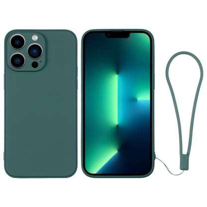 Silicone Phone Case with Wrist Strap, For iPhone 13 mini, For iPhone 13, For iPhone 13 Pro, For iPhone 13 Pro Max
