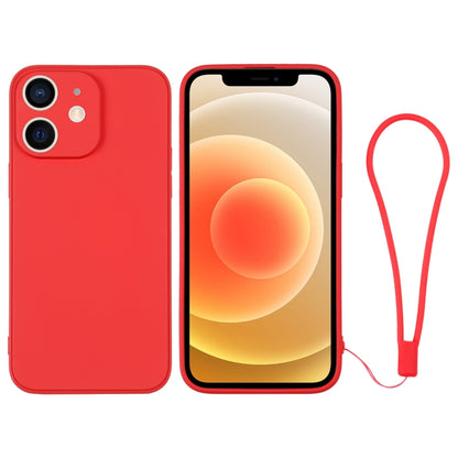 Silicone Phone Case with Wrist Strap, For iPhone 12 mini, For iPhone 12, For iPhone 12 Pro, For iPhone 12 Pro Max