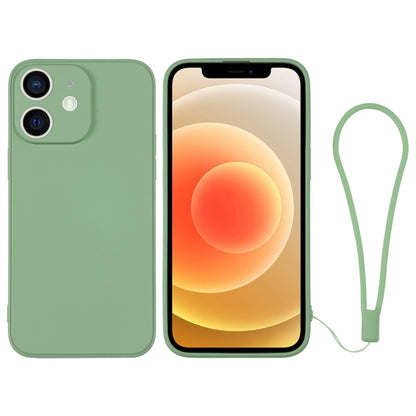 Silicone Phone Case with Wrist Strap, For iPhone 12 mini, For iPhone 12, For iPhone 12 Pro, For iPhone 12 Pro Max