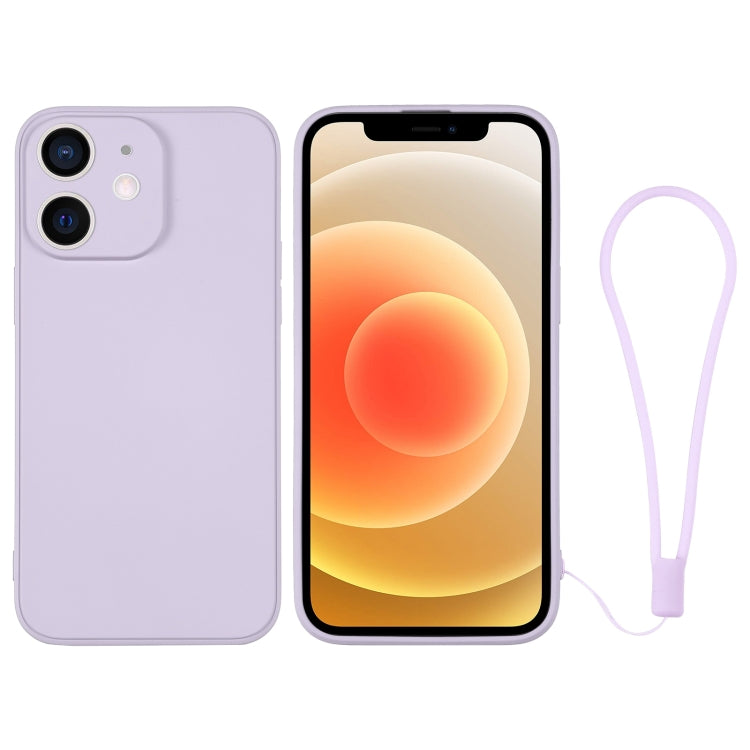 Silicone Phone Case with Wrist Strap, For iPhone 12 mini, For iPhone 12, For iPhone 12 Pro, For iPhone 12 Pro Max