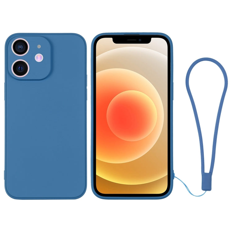 Silicone Phone Case with Wrist Strap, For iPhone 12 mini, For iPhone 12, For iPhone 12 Pro, For iPhone 12 Pro Max