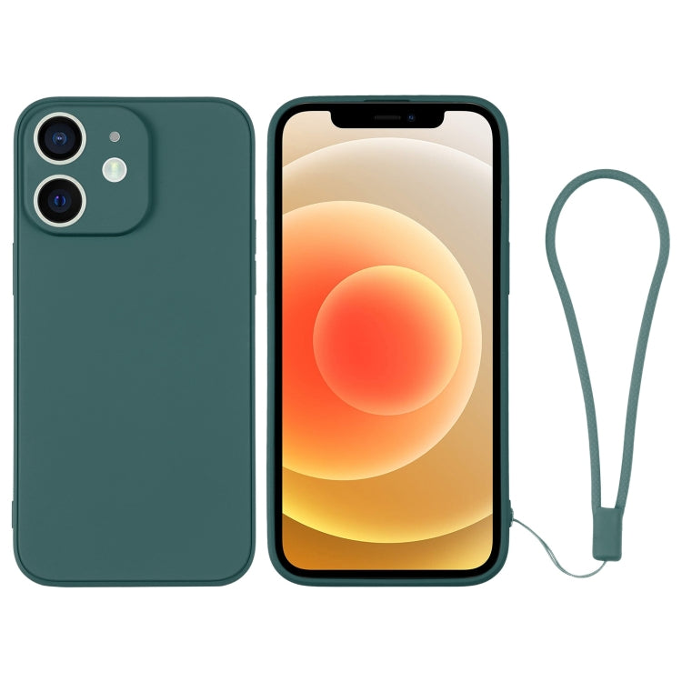 Silicone Phone Case with Wrist Strap, For iPhone 12 mini, For iPhone 12, For iPhone 12 Pro, For iPhone 12 Pro Max