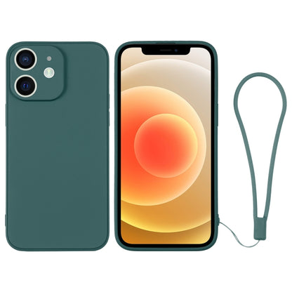 Silicone Phone Case with Wrist Strap, For iPhone 12 mini, For iPhone 12, For iPhone 12 Pro, For iPhone 12 Pro Max