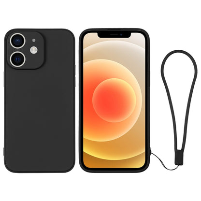 Silicone Phone Case with Wrist Strap, For iPhone 12 mini, For iPhone 12, For iPhone 12 Pro, For iPhone 12 Pro Max