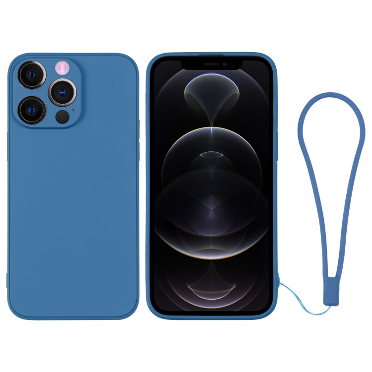 Silicone Phone Case with Wrist Strap, For iPhone 12 mini, For iPhone 12, For iPhone 12 Pro, For iPhone 12 Pro Max