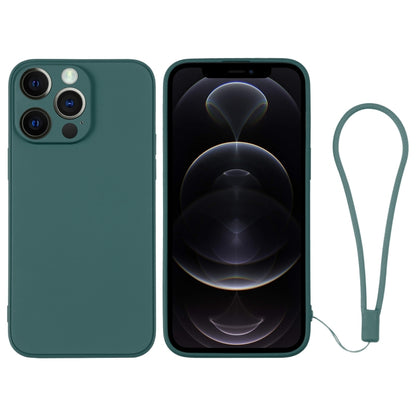 Silicone Phone Case with Wrist Strap, For iPhone 12 mini, For iPhone 12, For iPhone 12 Pro, For iPhone 12 Pro Max