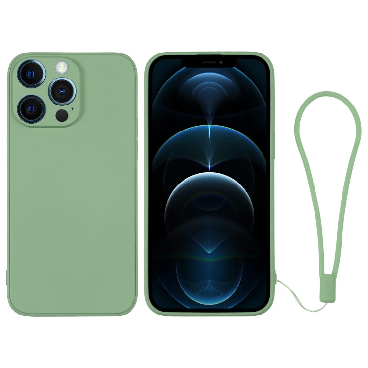Silicone Phone Case with Wrist Strap, For iPhone 12 mini, For iPhone 12, For iPhone 12 Pro, For iPhone 12 Pro Max