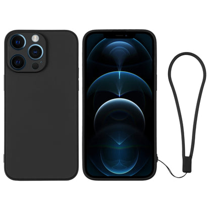 Silicone Phone Case with Wrist Strap, For iPhone 12 mini, For iPhone 12, For iPhone 12 Pro, For iPhone 12 Pro Max