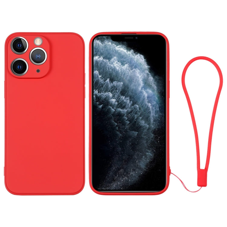 Silicone Phone Case with Wrist Strap, For iPhone 11, For iPhone 11 Pro, For iPhone 11 Pro Max