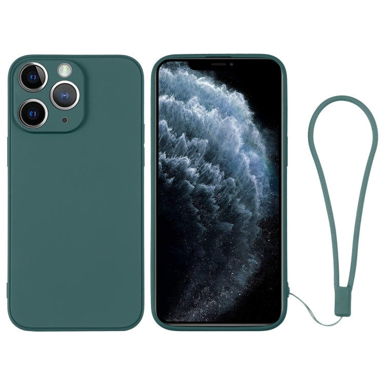 Silicone Phone Case with Wrist Strap, For iPhone 11, For iPhone 11 Pro, For iPhone 11 Pro Max