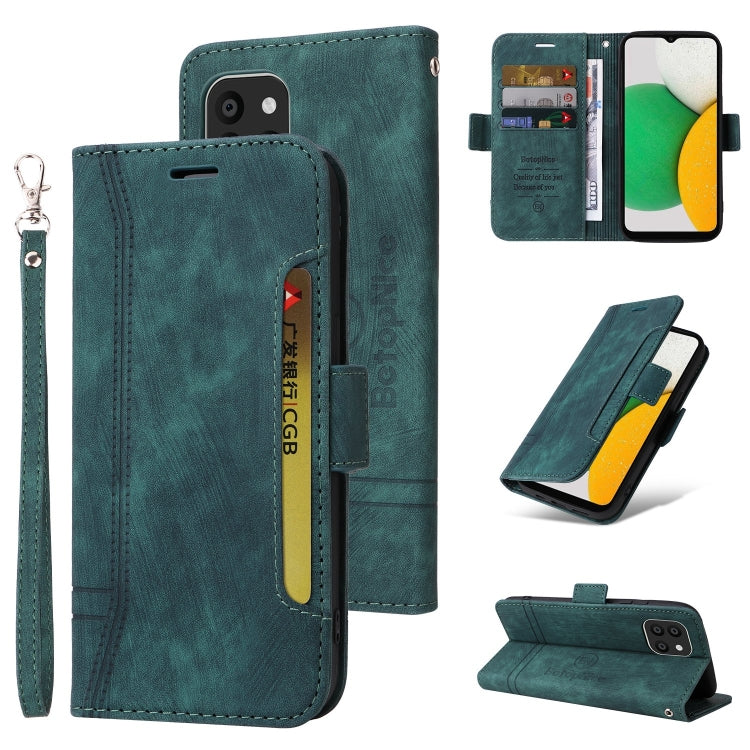 BETOPNICE Dual-side Buckle Leather Phone Case, For Samsung Galaxy A03 164mm, For Samsung Galaxy A03s 166mm, For Samsung Galaxy A03 166mm, For Samsung Galaxy A12 5G / 4G, For Samsung Galaxy A13 4G, For Samsung Galaxy A22 4G EU Version                   ...