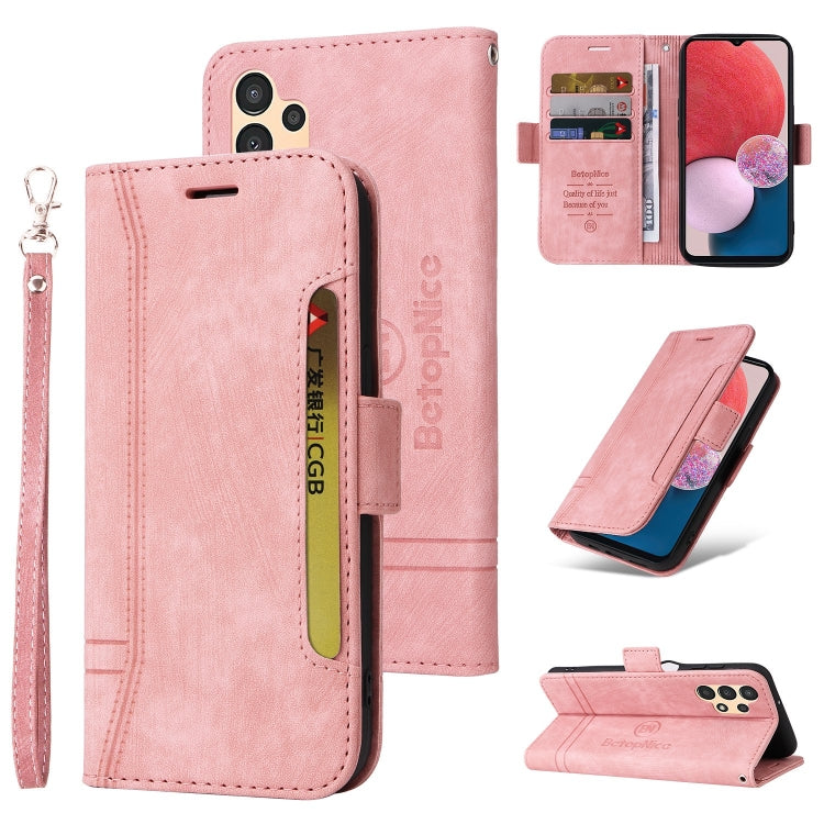 BETOPNICE Dual-side Buckle Leather Phone Case, For Samsung Galaxy A03 164mm, For Samsung Galaxy A03s 166mm, For Samsung Galaxy A03 166mm, For Samsung Galaxy A12 5G / 4G, For Samsung Galaxy A13 4G, For Samsung Galaxy A22 4G EU Version                   ...