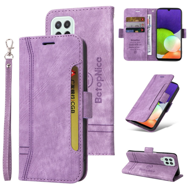 BETOPNICE Dual-side Buckle Leather Phone Case, For Samsung Galaxy A03 164mm, For Samsung Galaxy A03s 166mm, For Samsung Galaxy A03 166mm, For Samsung Galaxy A12 5G / 4G, For Samsung Galaxy A13 4G, For Samsung Galaxy A22 4G EU Version                   ...