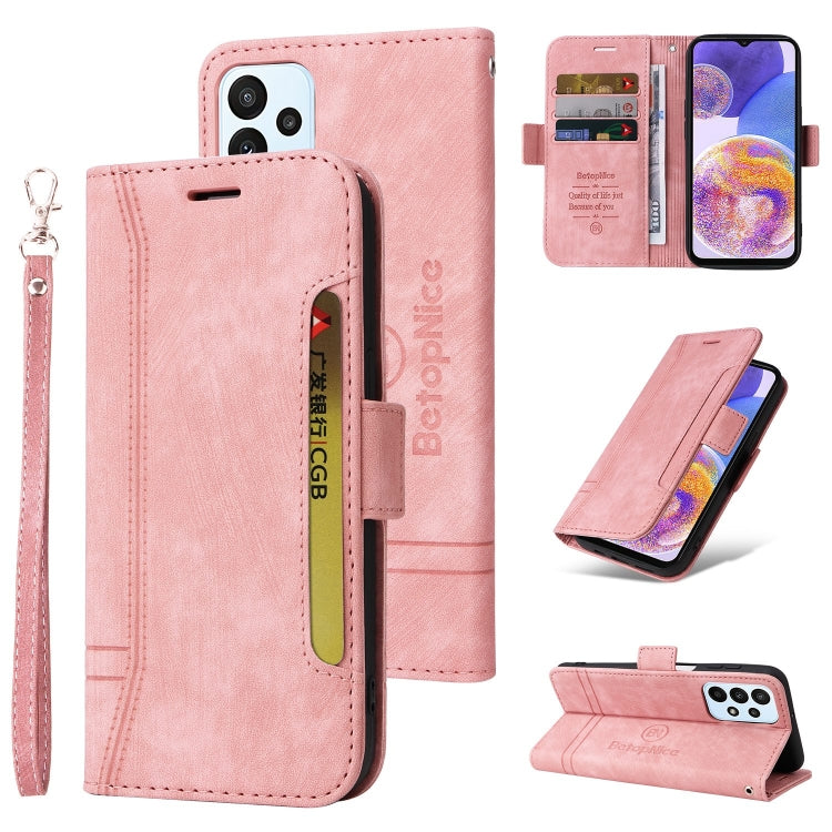 BETOPNICE Dual-side Buckle Leather Phone Case, For Samsung Galaxy A03 164mm, For Samsung Galaxy A03s 166mm, For Samsung Galaxy A03 166mm, For Samsung Galaxy A12 5G / 4G, For Samsung Galaxy A13 4G, For Samsung Galaxy A22 4G EU Version                   ...