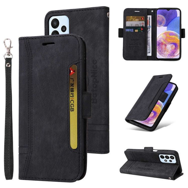 BETOPNICE Dual-side Buckle Leather Phone Case, For Samsung Galaxy A03 164mm, For Samsung Galaxy A03s 166mm, For Samsung Galaxy A03 166mm, For Samsung Galaxy A12 5G / 4G, For Samsung Galaxy A13 4G, For Samsung Galaxy A22 4G EU Version                   ...