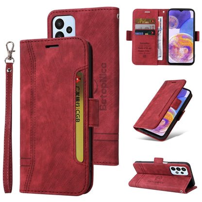 BETOPNICE Dual-side Buckle Leather Phone Case, For Samsung Galaxy A03 164mm, For Samsung Galaxy A03s 166mm, For Samsung Galaxy A03 166mm, For Samsung Galaxy A12 5G / 4G, For Samsung Galaxy A13 4G, For Samsung Galaxy A22 4G EU Version                   ...