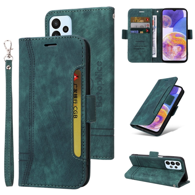 BETOPNICE Dual-side Buckle Leather Phone Case, For Samsung Galaxy A03 164mm, For Samsung Galaxy A03s 166mm, For Samsung Galaxy A03 166mm, For Samsung Galaxy A12 5G / 4G, For Samsung Galaxy A13 4G, For Samsung Galaxy A22 4G EU Version                   ...