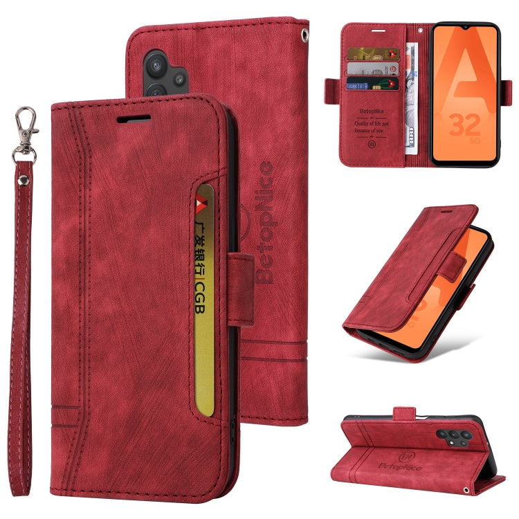 BETOPNICE Dual-side Buckle Leather Phone Case, For Samsung Galaxy A03 164mm, For Samsung Galaxy A03s 166mm, For Samsung Galaxy A03 166mm, For Samsung Galaxy A12 5G / 4G, For Samsung Galaxy A13 4G, For Samsung Galaxy A22 4G EU Version                   ...