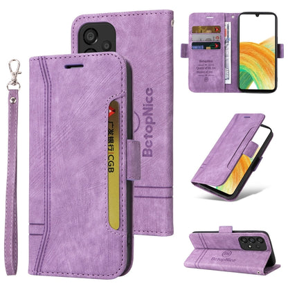 BETOPNICE Dual-side Buckle Leather Phone Case, For Samsung Galaxy A33 5G, For Samsung Galaxy A52 5G / 4G, For Samsung Galaxy A53 5G, For Samsung Galaxy A73 5G, For Samsung Galaxy M33 5G, For Samsung Galaxy M52 5G, For Samsung Galaxy M53 5G             ...