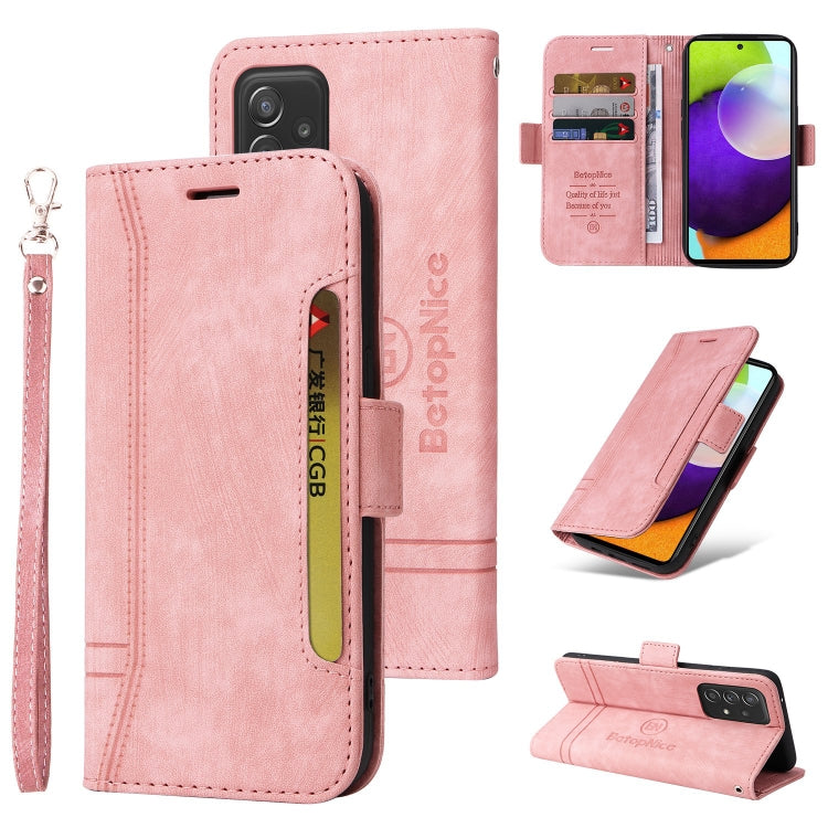 BETOPNICE Dual-side Buckle Leather Phone Case, For Samsung Galaxy A33 5G, For Samsung Galaxy A52 5G / 4G, For Samsung Galaxy A53 5G, For Samsung Galaxy A73 5G, For Samsung Galaxy M33 5G, For Samsung Galaxy M52 5G, For Samsung Galaxy M53 5G             ...