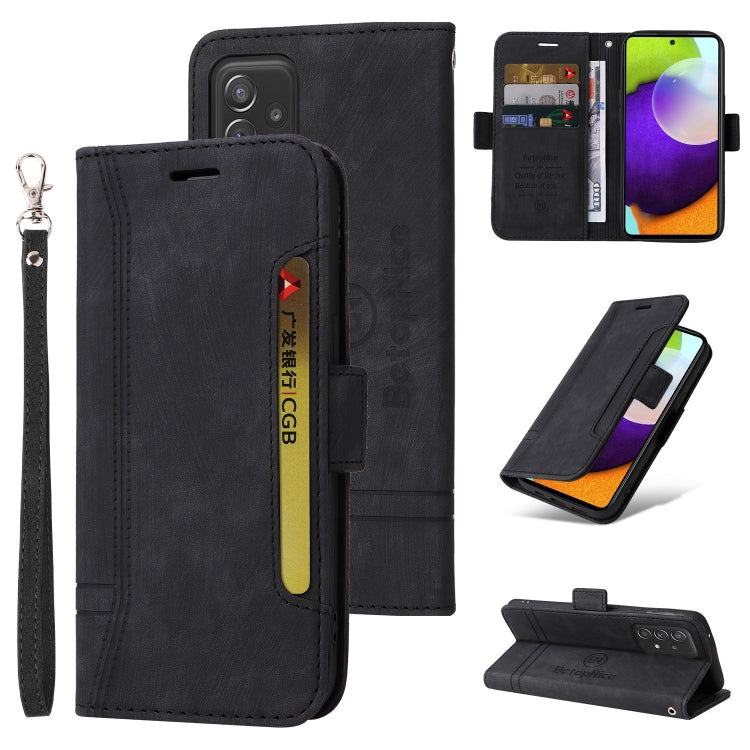 BETOPNICE Dual-side Buckle Leather Phone Case, For Samsung Galaxy A33 5G, For Samsung Galaxy A52 5G / 4G, For Samsung Galaxy A53 5G, For Samsung Galaxy A73 5G, For Samsung Galaxy M33 5G, For Samsung Galaxy M52 5G, For Samsung Galaxy M53 5G             ...