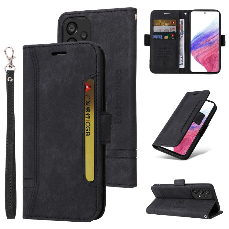 BETOPNICE Dual-side Buckle Leather Phone Case, For Samsung Galaxy A33 5G, For Samsung Galaxy A52 5G / 4G, For Samsung Galaxy A53 5G, For Samsung Galaxy A73 5G, For Samsung Galaxy M33 5G, For Samsung Galaxy M52 5G, For Samsung Galaxy M53 5G             ...