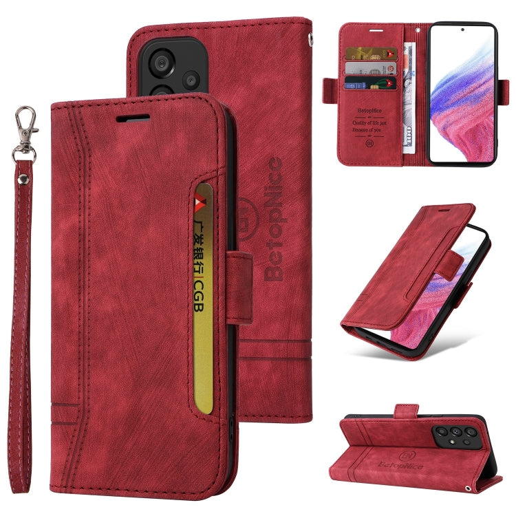 BETOPNICE Dual-side Buckle Leather Phone Case, For Samsung Galaxy A33 5G, For Samsung Galaxy A52 5G / 4G, For Samsung Galaxy A53 5G, For Samsung Galaxy A73 5G, For Samsung Galaxy M33 5G, For Samsung Galaxy M52 5G, For Samsung Galaxy M53 5G             ...