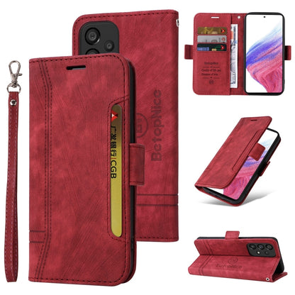 BETOPNICE Dual-side Buckle Leather Phone Case, For Samsung Galaxy A33 5G, For Samsung Galaxy A52 5G / 4G, For Samsung Galaxy A53 5G, For Samsung Galaxy A73 5G, For Samsung Galaxy M33 5G, For Samsung Galaxy M52 5G, For Samsung Galaxy M53 5G             ...