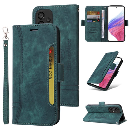 BETOPNICE Dual-side Buckle Leather Phone Case, For Samsung Galaxy A33 5G, For Samsung Galaxy A52 5G / 4G, For Samsung Galaxy A53 5G, For Samsung Galaxy A73 5G, For Samsung Galaxy M33 5G, For Samsung Galaxy M52 5G, For Samsung Galaxy M53 5G             ...