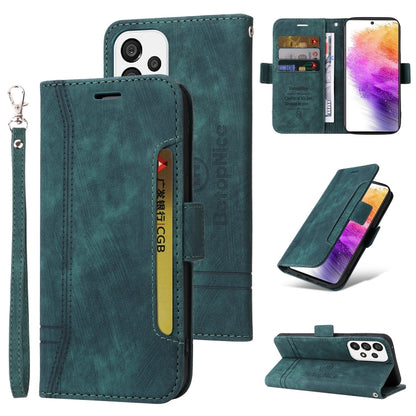 BETOPNICE Dual-side Buckle Leather Phone Case, For Samsung Galaxy A33 5G, For Samsung Galaxy A52 5G / 4G, For Samsung Galaxy A53 5G, For Samsung Galaxy A73 5G, For Samsung Galaxy M33 5G, For Samsung Galaxy M52 5G, For Samsung Galaxy M53 5G             ...