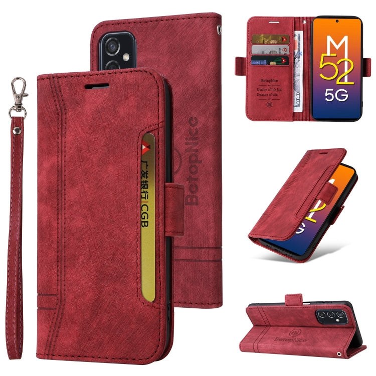 BETOPNICE Dual-side Buckle Leather Phone Case, For Samsung Galaxy A33 5G, For Samsung Galaxy A52 5G / 4G, For Samsung Galaxy A53 5G, For Samsung Galaxy A73 5G, For Samsung Galaxy M33 5G, For Samsung Galaxy M52 5G, For Samsung Galaxy M53 5G             ...