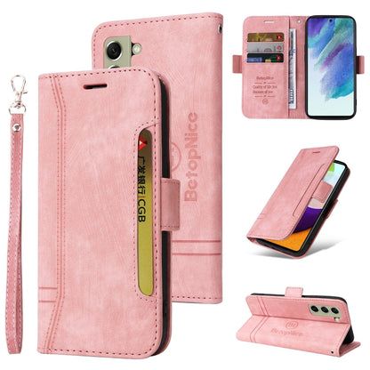BETOPNICE Dual-side Buckle Leather Phone Case, For Samsung Galaxy S21 FE 5G, For Samsung Galaxy S21+ 5G, For Samsung Galaxy S21 Ultra 5G, For Samsung Galaxy S22 5G, For Samsung Galaxy S22+ 5G, For Samsung Galaxy S22 Ultra 5G, For Samsung Galaxy A22 5G ...