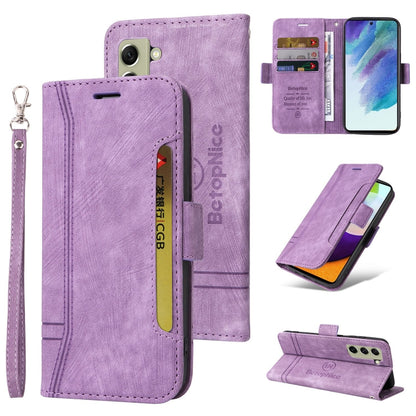 BETOPNICE Dual-side Buckle Leather Phone Case, For Samsung Galaxy S21 FE 5G, For Samsung Galaxy S21+ 5G, For Samsung Galaxy S21 Ultra 5G, For Samsung Galaxy S22 5G, For Samsung Galaxy S22+ 5G, For Samsung Galaxy S22 Ultra 5G, For Samsung Galaxy A22 5G ...