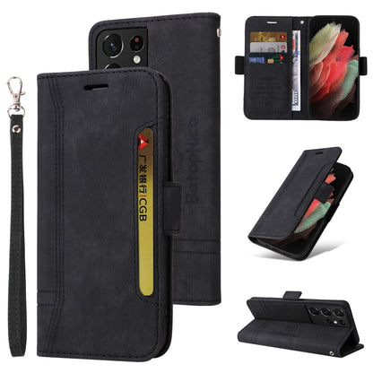 BETOPNICE Dual-side Buckle Leather Phone Case, For Samsung Galaxy S21 FE 5G, For Samsung Galaxy S21+ 5G, For Samsung Galaxy S21 Ultra 5G, For Samsung Galaxy S22 5G, For Samsung Galaxy S22+ 5G, For Samsung Galaxy S22 Ultra 5G, For Samsung Galaxy A22 5G ...