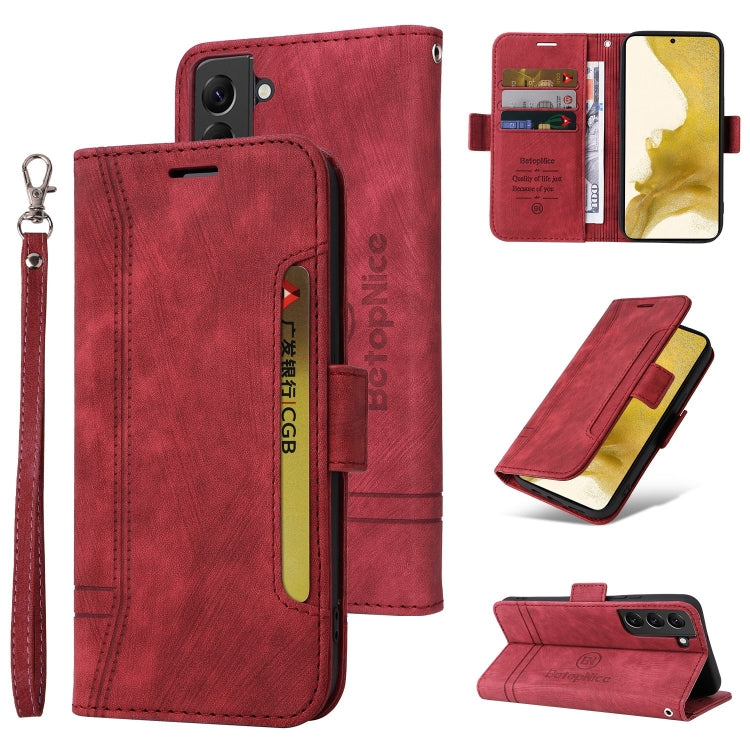 BETOPNICE Dual-side Buckle Leather Phone Case, For Samsung Galaxy S21 FE 5G, For Samsung Galaxy S21+ 5G, For Samsung Galaxy S21 Ultra 5G, For Samsung Galaxy S22 5G, For Samsung Galaxy S22+ 5G, For Samsung Galaxy S22 Ultra 5G, For Samsung Galaxy A22 5G ...