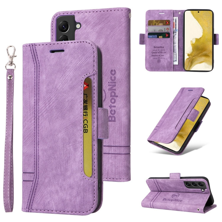 BETOPNICE Dual-side Buckle Leather Phone Case, For Samsung Galaxy S21 FE 5G, For Samsung Galaxy S21+ 5G, For Samsung Galaxy S21 Ultra 5G, For Samsung Galaxy S22 5G, For Samsung Galaxy S22+ 5G, For Samsung Galaxy S22 Ultra 5G, For Samsung Galaxy A22 5G ...