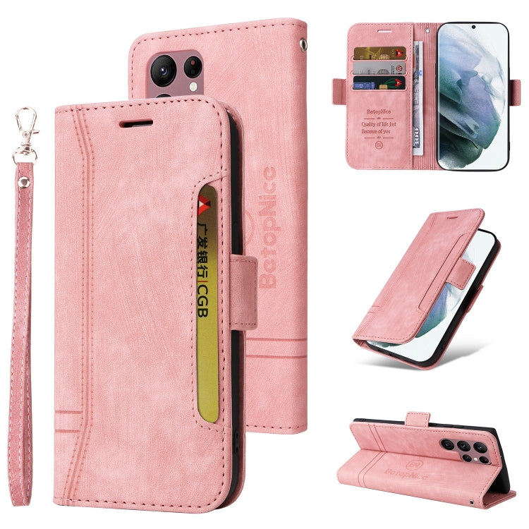 BETOPNICE Dual-side Buckle Leather Phone Case, For Samsung Galaxy S21 FE 5G, For Samsung Galaxy S21+ 5G, For Samsung Galaxy S21 Ultra 5G, For Samsung Galaxy S22 5G, For Samsung Galaxy S22+ 5G, For Samsung Galaxy S22 Ultra 5G, For Samsung Galaxy A22 5G ...