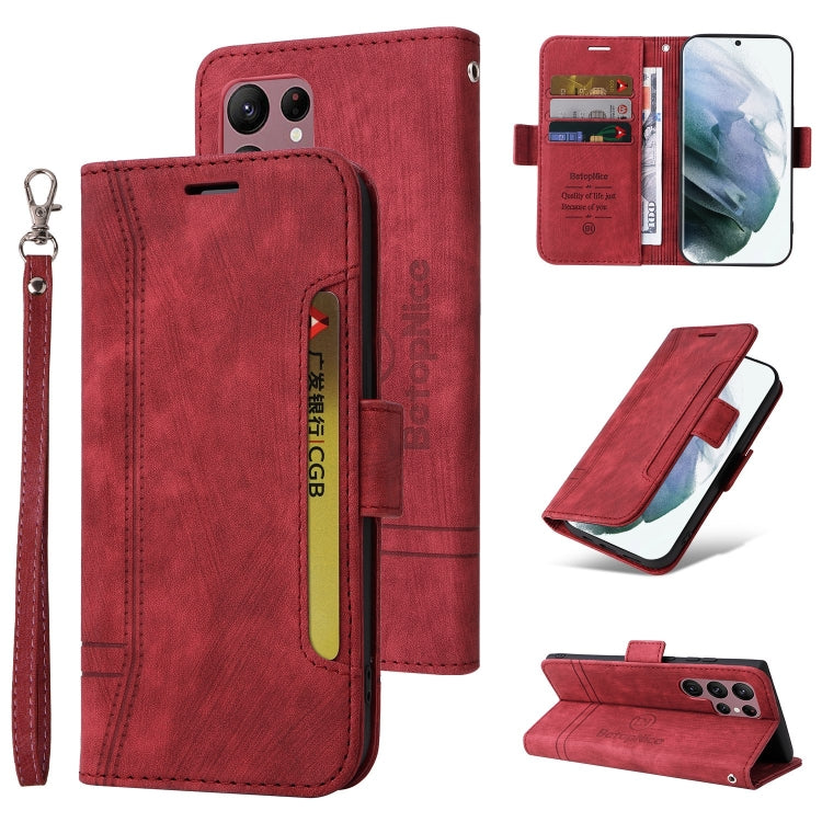 BETOPNICE Dual-side Buckle Leather Phone Case, For Samsung Galaxy S21 FE 5G, For Samsung Galaxy S21+ 5G, For Samsung Galaxy S21 Ultra 5G, For Samsung Galaxy S22 5G, For Samsung Galaxy S22+ 5G, For Samsung Galaxy S22 Ultra 5G, For Samsung Galaxy A22 5G ...