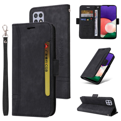 BETOPNICE Dual-side Buckle Leather Phone Case, For Samsung Galaxy S21 FE 5G, For Samsung Galaxy S21+ 5G, For Samsung Galaxy S21 Ultra 5G, For Samsung Galaxy S22 5G, For Samsung Galaxy S22+ 5G, For Samsung Galaxy S22 Ultra 5G, For Samsung Galaxy A22 5G ...