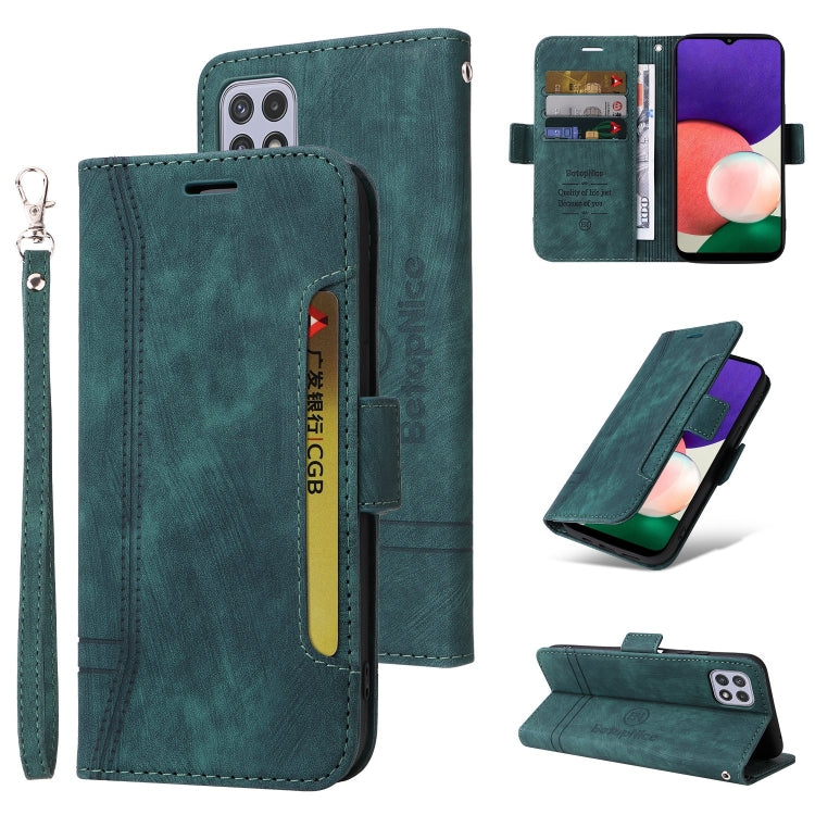 BETOPNICE Dual-side Buckle Leather Phone Case, For Samsung Galaxy S21 FE 5G, For Samsung Galaxy S21+ 5G, For Samsung Galaxy S21 Ultra 5G, For Samsung Galaxy S22 5G, For Samsung Galaxy S22+ 5G, For Samsung Galaxy S22 Ultra 5G, For Samsung Galaxy A22 5G ...