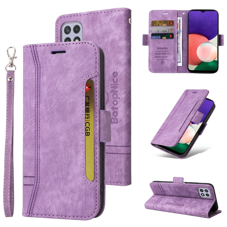 BETOPNICE Dual-side Buckle Leather Phone Case, For Samsung Galaxy S21 FE 5G, For Samsung Galaxy S21+ 5G, For Samsung Galaxy S21 Ultra 5G, For Samsung Galaxy S22 5G, For Samsung Galaxy S22+ 5G, For Samsung Galaxy S22 Ultra 5G, For Samsung Galaxy A22 5G ...
