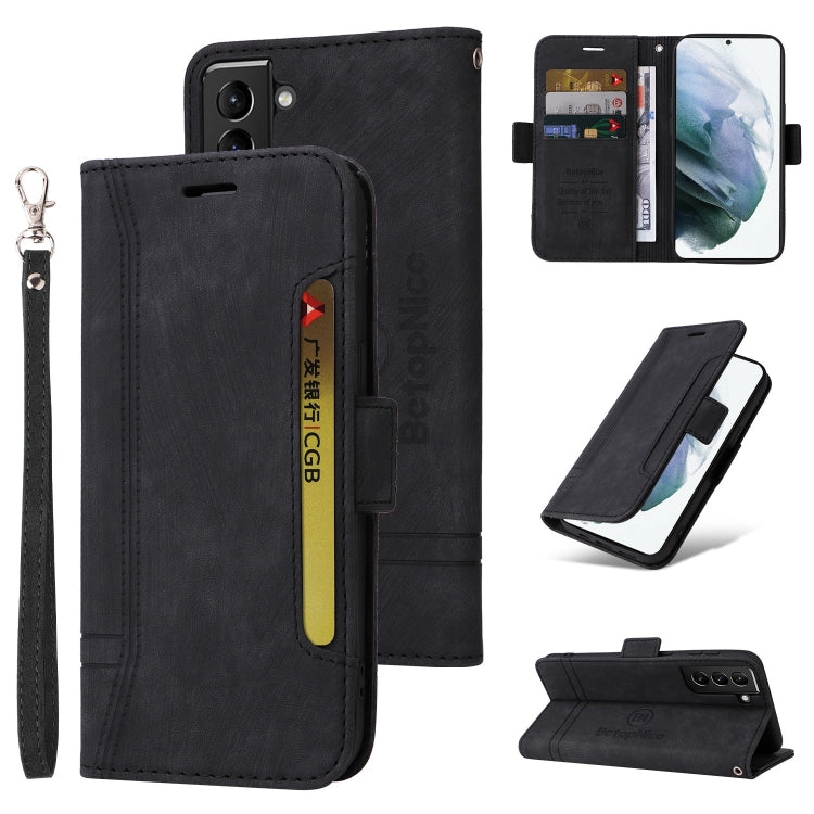 BETOPNICE Dual-side Buckle Leather Phone Case, For Samsung Galaxy S21 FE 5G, For Samsung Galaxy S21+ 5G, For Samsung Galaxy S21 Ultra 5G, For Samsung Galaxy S22 5G, For Samsung Galaxy S22+ 5G, For Samsung Galaxy S22 Ultra 5G, For Samsung Galaxy A22 5G ...