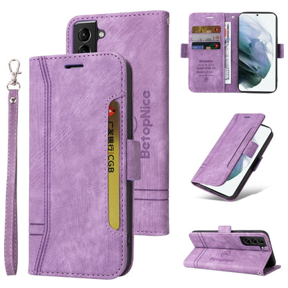 BETOPNICE Dual-side Buckle Leather Phone Case, For Samsung Galaxy S21 FE 5G, For Samsung Galaxy S21+ 5G, For Samsung Galaxy S21 Ultra 5G, For Samsung Galaxy S22 5G, For Samsung Galaxy S22+ 5G, For Samsung Galaxy S22 Ultra 5G, For Samsung Galaxy A22 5G ...