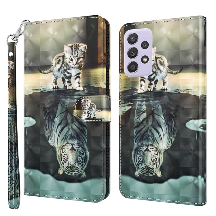 3D Painting Pattern TPU + PU Leather Phone Case, For Samsung Galaxy A23 4G/5G, For Samsung Galaxy M13 4G, For Samsung Galaxy M33, For Samsung Galaxy M53