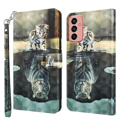 3D Painting Pattern TPU + PU Leather Phone Case, For Samsung Galaxy A23 4G/5G, For Samsung Galaxy M13 4G, For Samsung Galaxy M33, For Samsung Galaxy M53