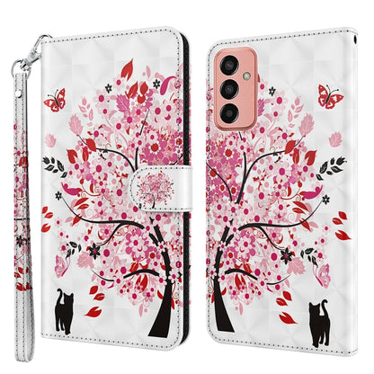 3D Painting Pattern TPU + PU Leather Phone Case, For Samsung Galaxy A23 4G/5G, For Samsung Galaxy M13 4G, For Samsung Galaxy M33, For Samsung Galaxy M53